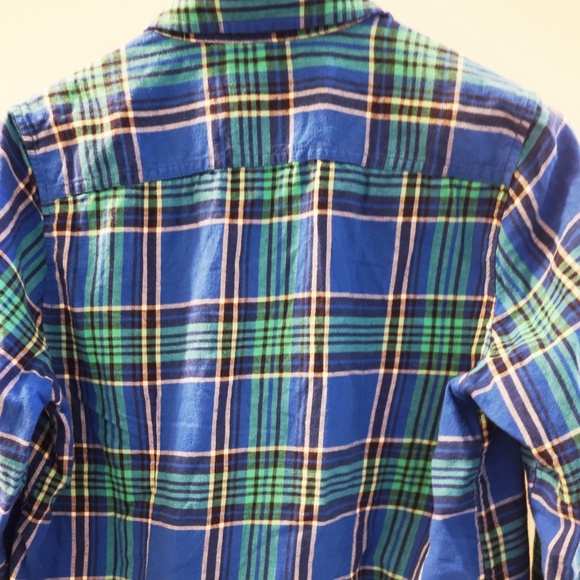 EUC Blue Flannel American Eagle Top in Medium - Picture 5 of 5